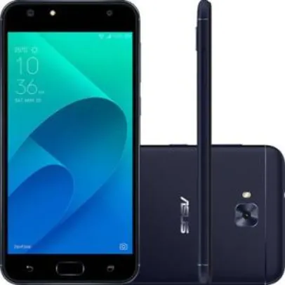 Smartphone Asus Zenfone 4 Selfie ZD553KL-5A090BR 5,5" 64GB 16MP 4G Preto - R$ 1034