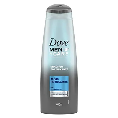 Shampoo Dove Fortificante Alívio Refrescante com Ice Cool Mentol - 400 ml