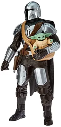 STAR WARS Figuras Eletrônicas Galactic Action - The Mandalorian & Grogu Interativos 30 cm - F5194 - 