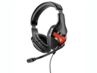 Headset Gamer Warrior P2 Preto e Vermelho PH-101