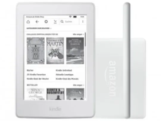 Kindle 8ª Geração Amazon Tela 6" 4GB Wi-Fi - Branco (