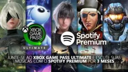 Para assinante Xbox Game Pass Ultimate possui 3 meses de Spotify Grátis