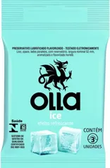 [REC]Preservativo Camisinha Olla Ice - 3 Unidades