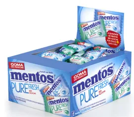 Chiclete Mentos Pure Fresh Sortido c/60 