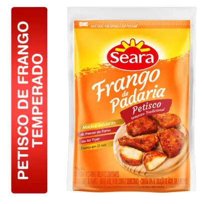 Petisco temperado Frango de Padaria Seara IQF 1kg