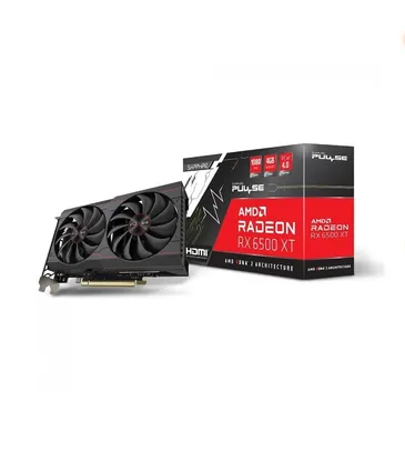 Placa de Vídeo Sapphire Pulse Radeon RX 6500 XT Gaming OC, 4GB, GDDR6, FSR, Ray Tracing