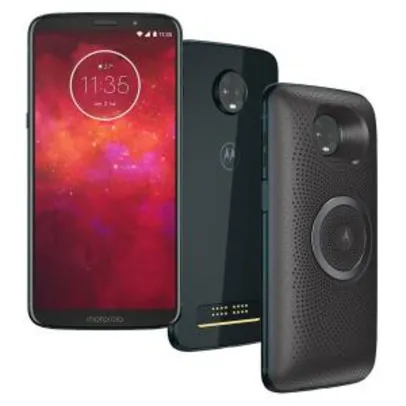 Smartphone Motorola Moto Z3 Play - Stereo Speaker Edition Dual Chip Android Oreo - 8.0 Tela 6" Octa-Core 1.8 GHz 64GB 4G
(AME R$1349,32)