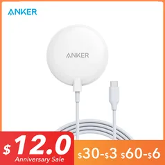 Anker 313 carregadores sem fio magnéticos USB C iphone 12/13