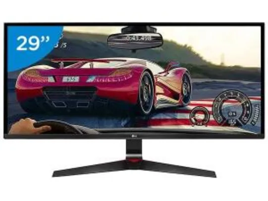 (APP+OURO) Monitor Gamer LG 29” LED Full HD UltraWide IPS 75kHz 1ms | R$1263