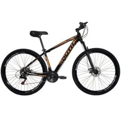 Bicicleta South Legend Aro 29 Alumínio Freios A Disco 24 Marchas - Preto e Laranja