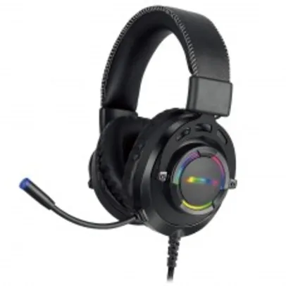 Headset Gamer SuperFrame AURA, 7.1 Surround, RGB, USB, Black