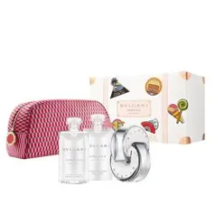 Kit Bvlgari Omnia Crystalline Edt 65ml + Body Lotion 75ml + Shower Gel 75ml + Nécessaire