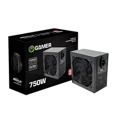 FONTE DE ALIMENTAÇÃO BRAZILPC 750W REAL ATX 24 PINOS - BPC/7400-B