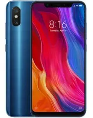 Xiaomi Mi 8 4G Smartphone Versão Global 6GB RAM 64GB ROM Sensor de Impressão Digital - AZUL - R$1499