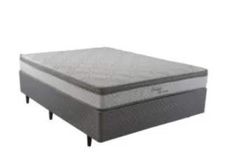 Cama Box Casal Herval Ômega com Pillow Top e Molas Ensacadas | R$889