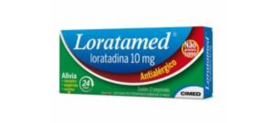 Loratamed [Loratadina] 10mg com 12 comprimidos | R$5