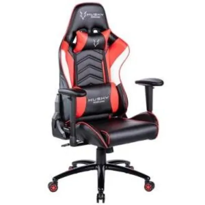 Cadeira Gamer Husky Storm Red Black White - HST-RBW | R$1.060