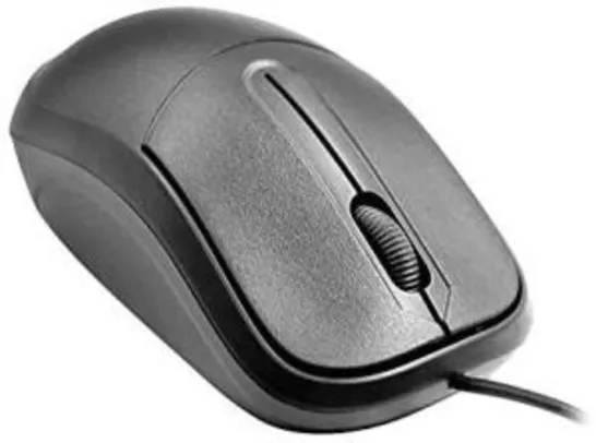 Mouse USB C3PLUS Preto, MS-35BK | R$ 11