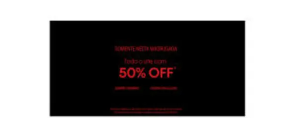 SITE CALVIN KLEIN 50%OFF NESTA MADRUGADA