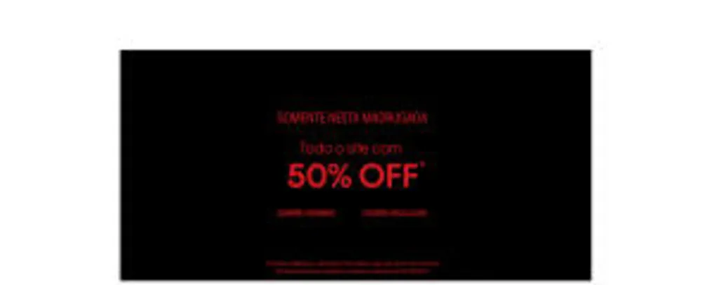 SITE CALVIN KLEIN 50%OFF NESTA MADRUGADA