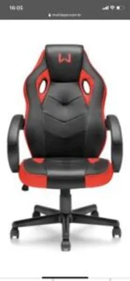 [AME R$ 472] Cadeira Gamer Warrior - Multilaser