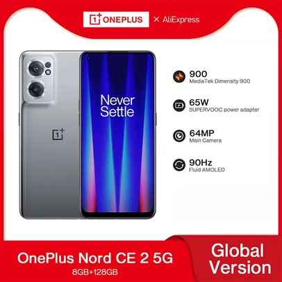 Smartphone Oneplus Nord CE 2 5g - 8GB+128GB | Versão Global