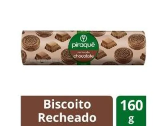 [APP C.Ouro] Biscoito Recheado Chocolate Piraquê - 160g