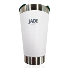 Copo Térmico Inox Jade Branco 473ml