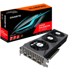 Placa de Vídeo Gigabyte AMD Radeon RX 6600 EAGLE 8G, 8GB, GDDR6, FSR, Ray Tracing