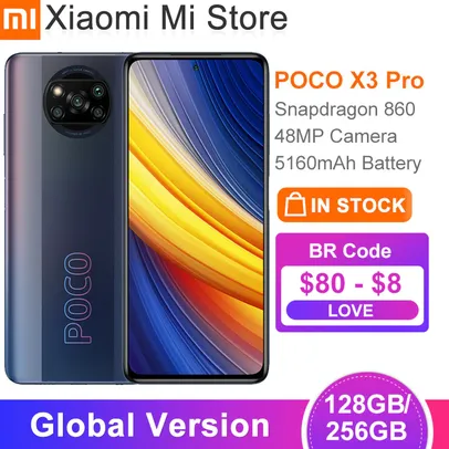 Smartphone Xiaomi Poco X3 Pro 128GB I R$1.190