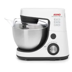 Batedeira Planetária Arno Deluxe Inox SX8401 com 8 Velocidades - Branca - R$230