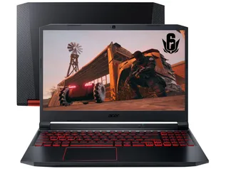 Notebook Gamer Acer Nitro 5 AN515-55-705 Intel - Core i7 8GB 512GB SSD 15,6” Nvidia GTX 1660ti 6GB