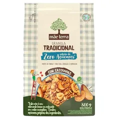 [REC] Mãe Terra Granola Tradicional Zero Açúcares 800 g