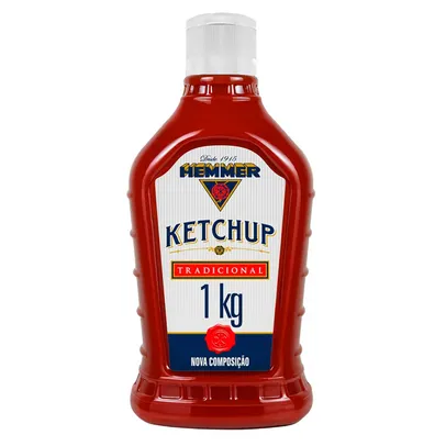 [Regional] Ketchup Tradicional Hemmer Squeeze 1Kg