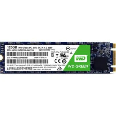 SSD 120 GB M.2 WD | R$165