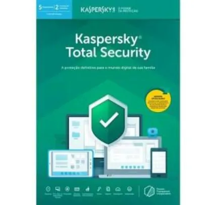Kaspersky Antivírus Total Security 2019 Multidispositivos 5 PCs - Digital para Download