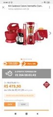 Kit Cadence Colors Vermelho Completo V | R$480