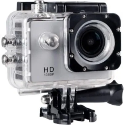Câmera Filmadora de Ação ONN 12MP Full HD Tela 1.5” Prata por R$ 150