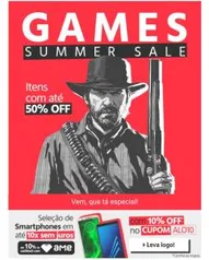 [10%OFF] em Games e Smartphones no Submarino!