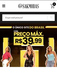 ROUPA FEMININA, PREÇO ÚNICO R$39,99