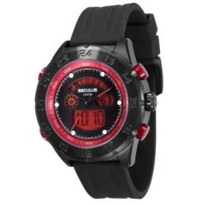 [CASAS BAHIA] Relógio Masculino Analógico Seculus 20220GPSVPU1 – Preto - R$ 153,91