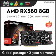 Placa de vídeo Radeon RX 580 8GB GDDR5 256 Bit