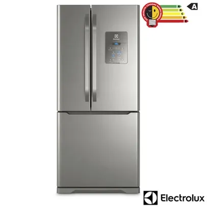 Refrigerador Multidoor Electrolux de 03 Portas Frost Free com 579 Litros Painel Eletrônico Inox - DM84X