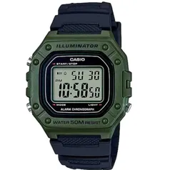 Relógio Casio Illuminator Masculino Verde W-218h-3avdf | R$ 87