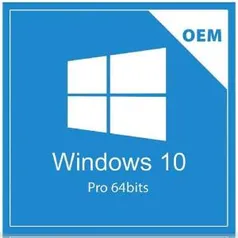 Microsoft Windows 10 Pro 64 Bits Português DVD FQC-08932 OEM | R$164