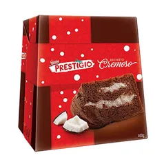 [3 unidades | Cada R$13,32] Panettones Recheio Cremoso Prestígio 400g - Nestlé