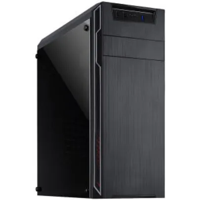 [CC Shoptime] Gabinete Gamer Mymax Dragon - Preto/Prata R$ 168