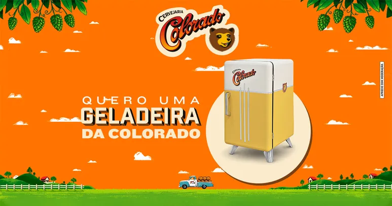 Concorra a uma Geladeira Colorado