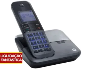 Telefone Sem Fio Motorola Expansível até 4 Ramais - Identificador de Chamadas Viva-Voz por R$ 100