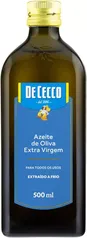 Azeite de Oliva Extra Virgem Extraído a Frio Italiano De Cecco Vidro 500ml